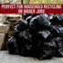 LONGOMA 33 110 Count 1.7 32" 40" 30 31 32 Commercial Gallon Trash Bags, Heavy Duty Garbage Bags MIL, x Large Black Can