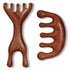 WJIAAA Wooden Scalp Massager Comb, 2 Shapes Natural Wooden Hair Growth Scalps Massager
