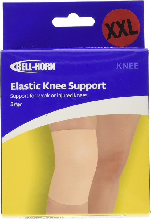Elastic Knee Support/Compression Sleeve - Beige, XX-Large