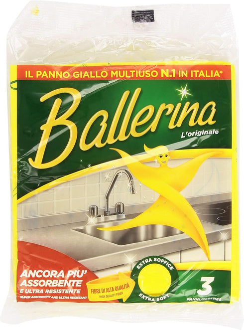 Ballerina Cloth-Yellow, 3-Piece Set