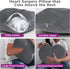 Pack, Zomaple Open Heart Surgery Pillow + Gel Grey Eases Chest Pressure for Calmer Rides & Rest Hot/Cold Comfort, Torso