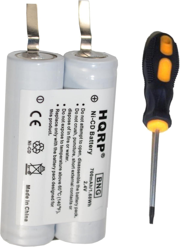 HQRP Battery for Philips Norelco 5821XL 5822XL 5825XL Razor/Shaver with Screwdriver