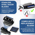 Precision Neck Shaver for Men, Compact & Comfortable Grip with 3 Disposables Razor Blades for Sensitive Skin