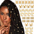 NAISKA Gold Metal Hair Jewelry for Braids, Dreadlocks, Beards - 30PCS Non-Piercing Ear Clips, Cuffs, Locs Decoration