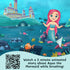 Kids Manual Toothbrush for 2-10 Year Old - Aqua The Mermaid | Soft Bristles, Easy Grip Handle, Bonus Brush Head