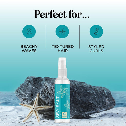 Volumizing Sea Salt Spray for Hair - Texturizing Beach Waves & Curl Activator Spray with Sea Kelp Extract