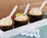 PARTY BARGAINS 3" Plastic Mini Spoons, 800 Count, Lightweight Disposable Tasting Spoons for Desserts and Appetizers