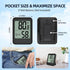 Digital Hygrometer Indoor Thermometer, 2.7in Room Humidity Meter with High Accurate Sensor, Black