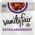 Vanity Fair Extra Absorbent Premium Paper Napkins, 80 Count, Disposable Soft and Strong Napkins for Everyday Use