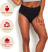 High Waist Reusable Period Panties for Medium Flow - Leak Resistant & Absorbent