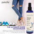 PURA D'OR Organic Shoe & Foot Odor Eliminator Spray, 8oz Deodorizes with Eucalyptus, Peppermint, Tea Tree Oil