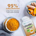 Turmeric Curcumin Supplement - 2250mg/d Veggie Caps with 95% Curcuminoids and Black Pepper Extract, 750mg Capsules