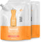Method Liquid Dish Soap Refill, Plant-Based Clementine Scent, 1.06 Liter Bags, 2 Pack, Tough Grease Cleaner