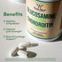 Glucosamine Chondroitin Triple Strength Joint Support Supplement, 180 Tablets, Gluten Free, Non-GMO