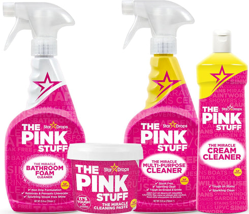 Stardrops - The Pink Stuff - Miracle Cleaning Ultimate Bundle Paste, Multi-Purpose