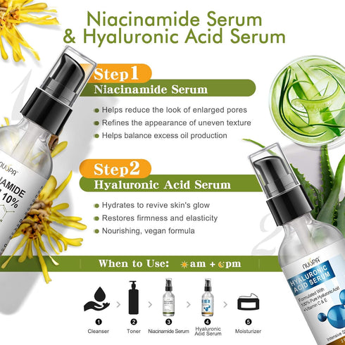 Organic Vitamin C Serum for Face, Neck, Eyes with Hyaluronic Acid, Dark Circles, Age Spots, Acne Scars, 60ML