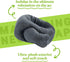 Pursonic Portable Neck & Shoulder Adjustable Massaging Wrap with Soothing Heat to Relax and Soothe Your Neck & Shoulder