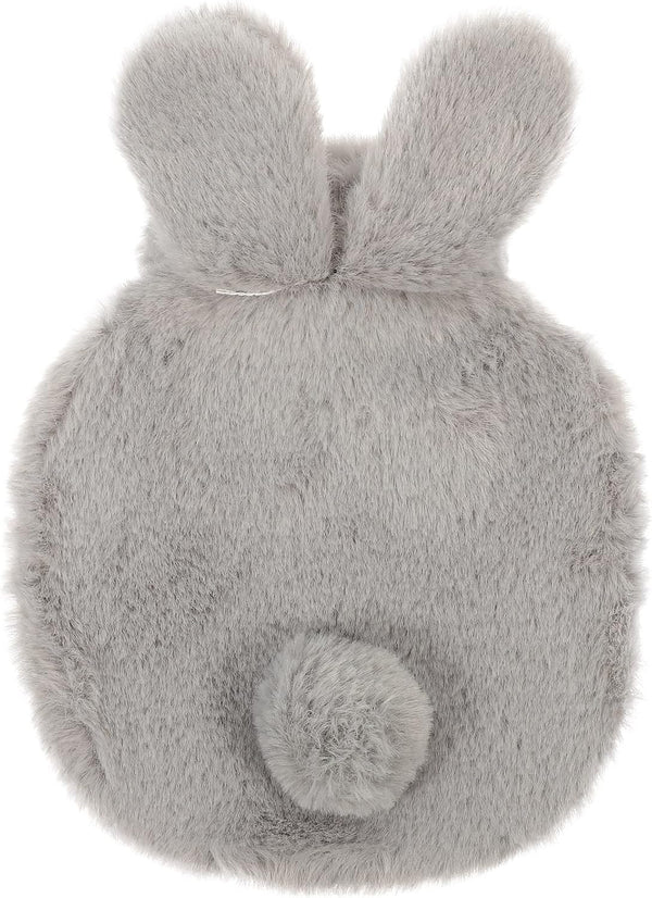LUOZZY Cartoon Hot Water Bottle with Cover Plush Bunny Winter Water Bag