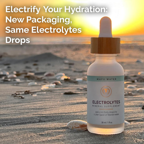 MAYU Electrolyte Water Drops - Fast Absorption Mineral Drops for Drinking Water, 30 ml