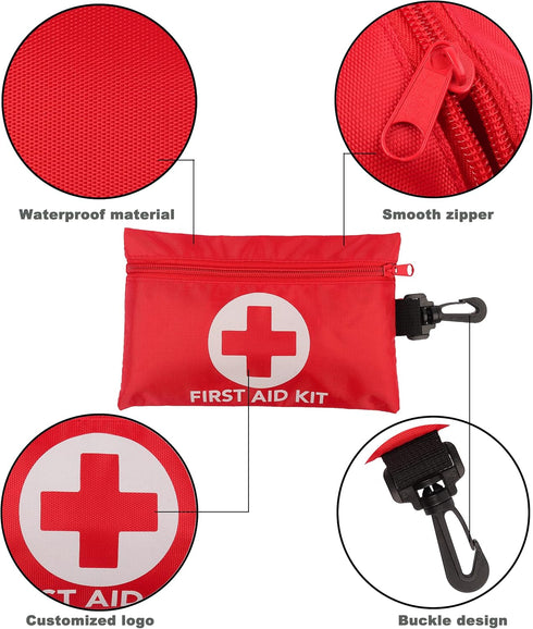 Galaxylense 128 Pcs First Aid Kits Small for Survival Emergency Trauma Military Tactical Medical School Office Home