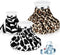 Reusable Ice Bags for Injuries - 3 Pieces Hot and Cold Ice Bags 6 Inch, 9 Inch, 10 Inch for Sports Pain Relief (Animal
