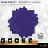 100 Pack Purple Beverage Napkins, 2 Ply Big Party Pack for Wedding, Birthday, Dinner, Lunch, Cocktails