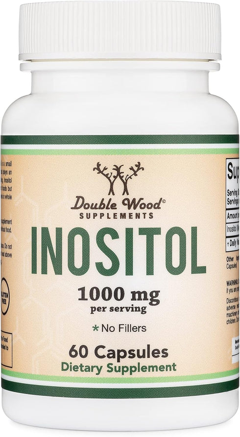 Inositol Capsules (Myo Inositol) 1000mg Health Support for Women | 60 Count | Vegan Safe, Gluten Free