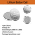 kunying CR2412 CR2412 3V 1 Pack Coin Cell Batteries, Lithium Battery for Car Key Fob Battery Smart Watch