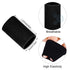 Civaner 12 Finger Sleeves for Sports, Breathable Elastic Joint Compression Protectors for Arthritis Pain Relief (Black).