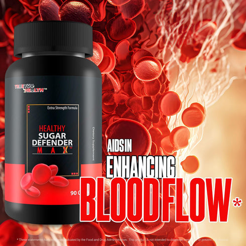 Healthy Sugar Defender Max - Multi Action Blood Support Supplement for Circulation, Healthy Legs, Heart, and Sugar