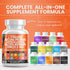 Clean Nutraceuticals L Tyrosine 1000mg, Mucuna Pruriens 6000mg, Focus Supplement with Ashwagandha, Ginkgo Biloba,