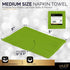 100 Pack Kiwi Green Beverage Napkins, 2 Ply Big Party Pack, Ideal for Wedding, Party, Birthday, 5” x 5”