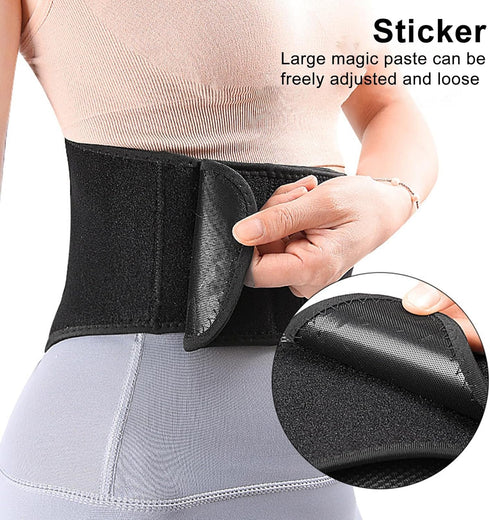SONGBIRDTH Back Heating Waist Pad, Electric Waist Support Vibration Massage Lower Back Pain Lumbar Spine Cramps