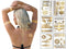 Terra Tattoos Gold Metallic Tattoo Flash Sheets, Waterproof Face Tattoos for Women