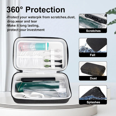 Water Flosser, Portable Dental Oral Irrigator, Black