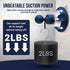 MIRRORVANA Fogless Shower Mirror for Shaving, Upgraded Suction, Anti Fog, 360° Swivel, 6.3" x 6.3" (Blue)