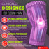 BLITZU 2 Pack Elbow Brace Support, Compression Sleeve for Golfer's and Tennis Elbow Pain Relief