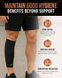 TheraCopper Copper Calf Compression Sleeve Premium Copper Compression Shin Sleeve for Men & Women Breathable & Non-Slip
