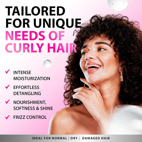 SUNATORIA Curly Hair Mask - Deep Conditioner Curly Hair Treatment - Natural Argan & Keratin Hair Treatment Mask - Repair Hydrating Moisturizer for Damaged Dry, Wavy & Hair Mask - Curly Hair Products