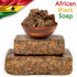 Raw African Black Soap Bar 8 oz., 100% Pure Natural from Ghana, Acne Treatment, Great for Skin