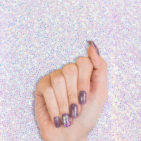 Nail Sequins Hand Cushion, Diamond Nail Art Pad for Manicure, Nail Art Table Mat Tools