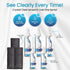 Pack 2x2oz, 3x8oz 5 Purity Eyeglass Cleaner Mega - Multi-Size Lens Cleaner Kit - Bottles + Black Premium Microfiber