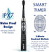Solo Electric Toothbrush - 3 Brushing Modes, 2 Tooth Brush Heads, Rechargeable with Intelligent Auto-Timer