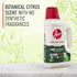 Hoover 64 oz Pure Essentials Hard Floor Cleaner Solution, for Sealed Hard Floors, Botanical Citrus Scent Cleaning