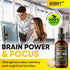 Lions Mane Supplement, 4 Fl oz, Daily Mushroom Supplement for Memory, Focus & Clarity, Vegan & Organic