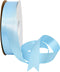 Morex Ribbon Double Face Satin Ribbon 7/8" X 50 YD Blue Topaz for Gift Wrapping, Birthday Cards, Crafts, Wedding Gifts