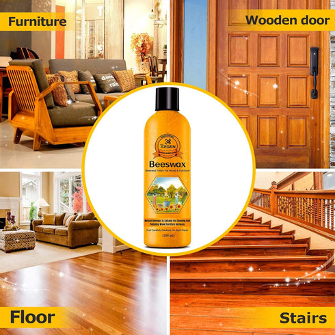 CARGEN Beeswax Furniture Wood Polish - Natural Wood Polish and Conditioner, 300ML, Christmas Gifts