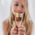 TreeBird Kids Bamboo Toothbrush 6-Pack | Eco-Friendly Dental Care with Super Soft Bristles and Compostable Handles