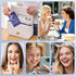 Lanlwos 28 7 Teeth Whitening Strips Stripes - Days Whitening Sensitive Teeth whitening Strips, Peroxide Free, Enamel