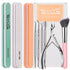 Nail File and Buffer, TsMADDTs Manicure and Pedicure Tool Kit with Nail Files, Buffers, Cuticle Pusher, 13pc